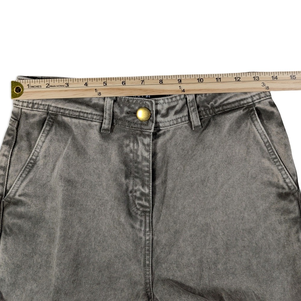 TOCCIN Eileen Wide Leg Denim Pants Desert Gray Side Slit Size 2 NWT $395 - Picture 11 of 14